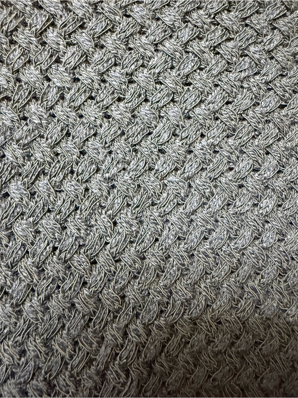 Rag & Bone S Basket Weave Knit Merino Blend Knit Preppy Navy Cardigan Gold - Picture 13 of 15